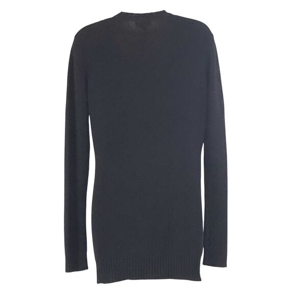 Charter Club Black Sparkle Tunic Sweater V Neck Long Sleeve - Picture 15 of 16